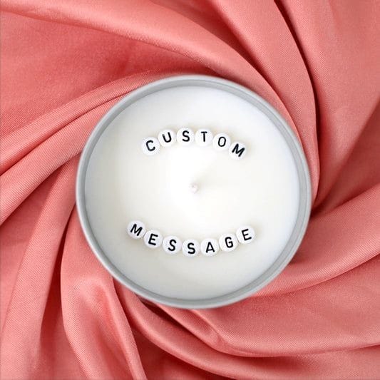 Secret message candle