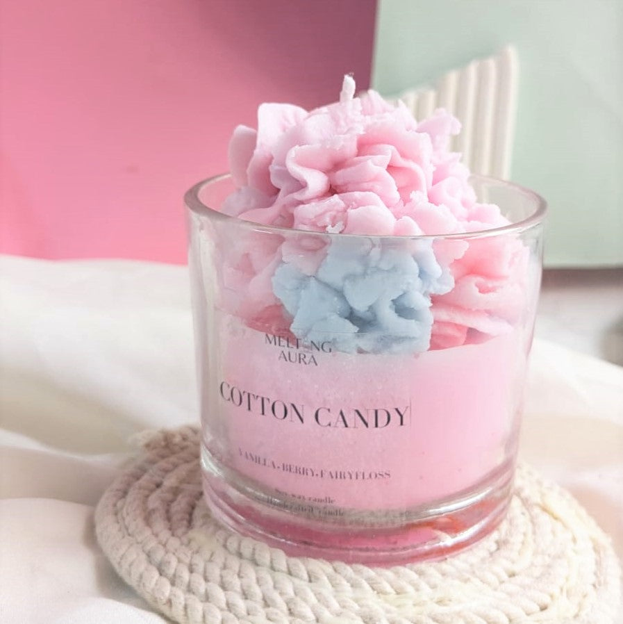 Premium cotton candy candle